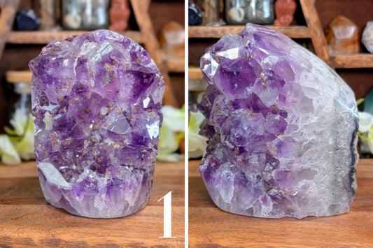Amethyst Cut Base Polished Geode