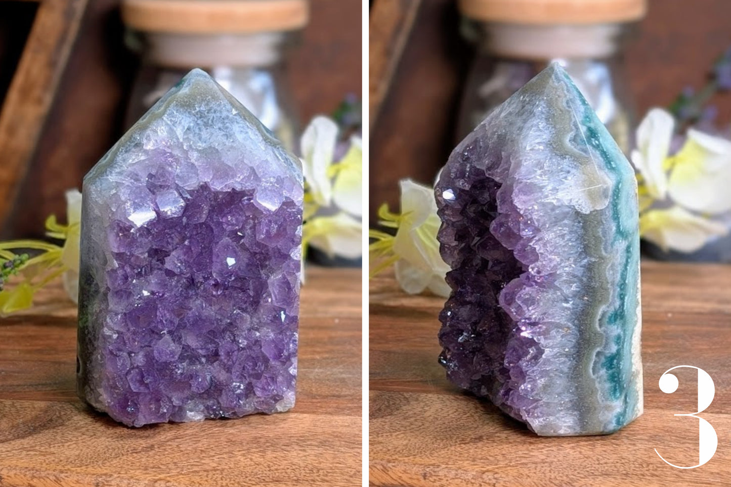 Amethyst Rough Face Point