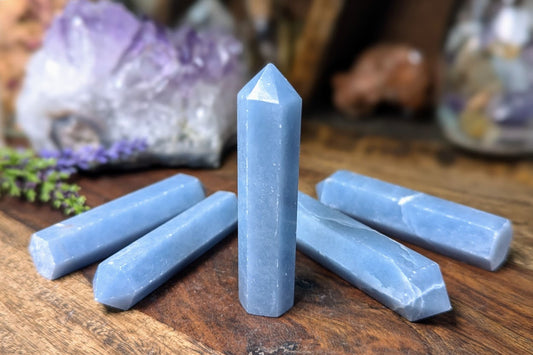 Angelite Pencil Point 2"