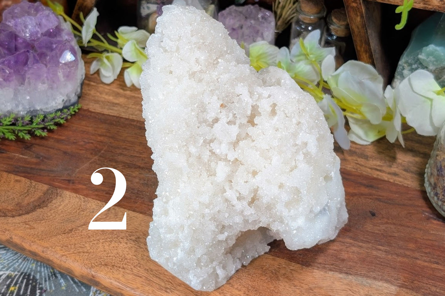 Apophyllite Cut Base Cluster