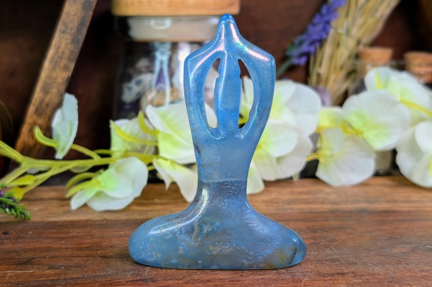Aqua Aura Yoga Figurine