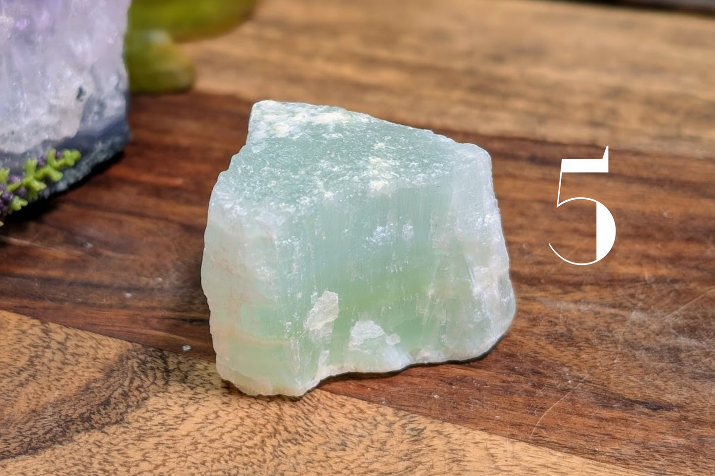 Aqua Calcite Rough Pieces