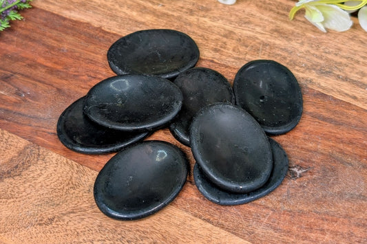 Black Tourmaline Worry Stone