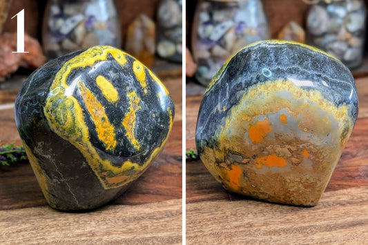 Bumblebee Jasper Free Form Statue