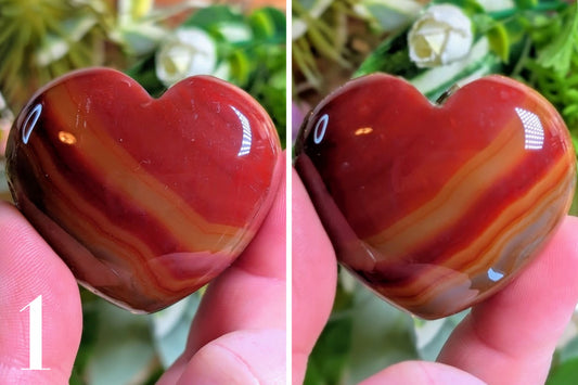 Carnelian Heart 2"