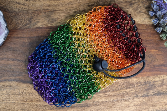 Chainmail Bag - Rainbow 5.5"