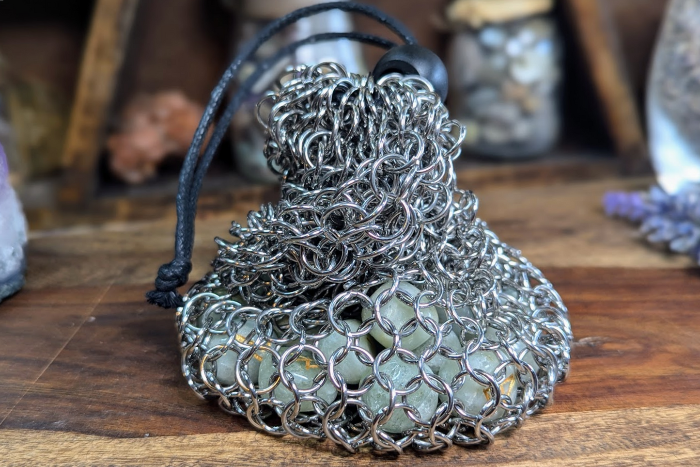 Chainmail Bag - Silver 5.5"
