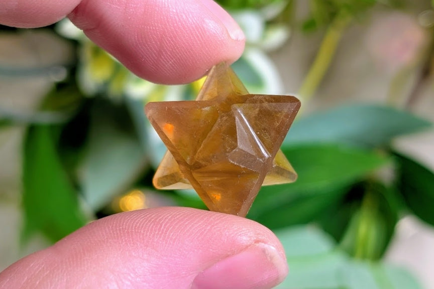 Citrine Star Tetrahedron