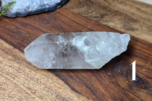 Clear Quartz Rough Point 3 - 4 oz