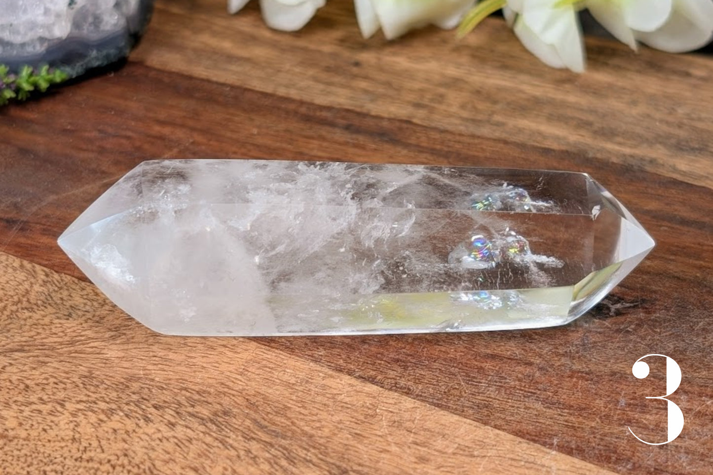Clear Quartz Double Terminated Point