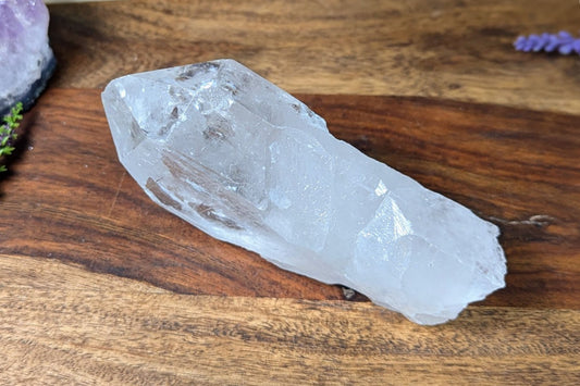 Clear Quartz Rough Point - 11 oz