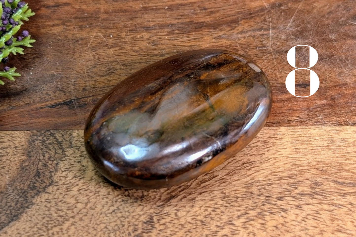 Desert Sunset Jasper Palm Stone