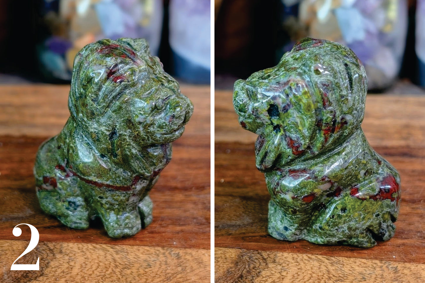 Dragon Blood Jasper Lion