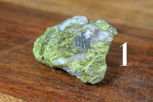 Epidote in Quartz Specimen