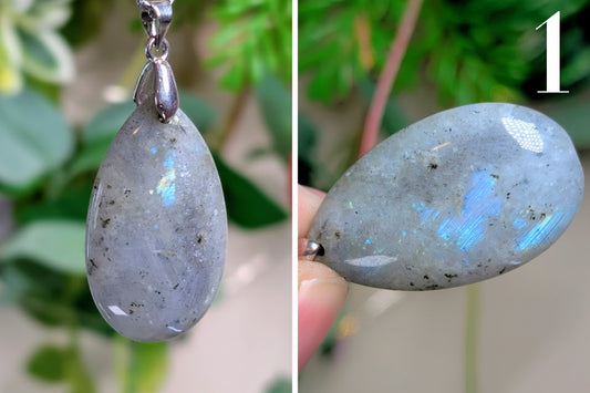 Galaxite Tear Drop Necklace