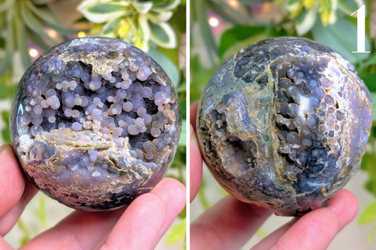 Grape Agate Sphere