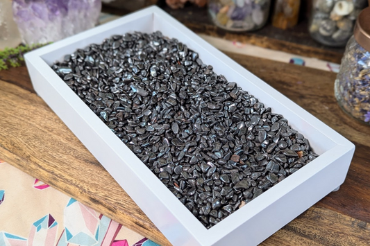 Hematite Chips - 2 oz Bag