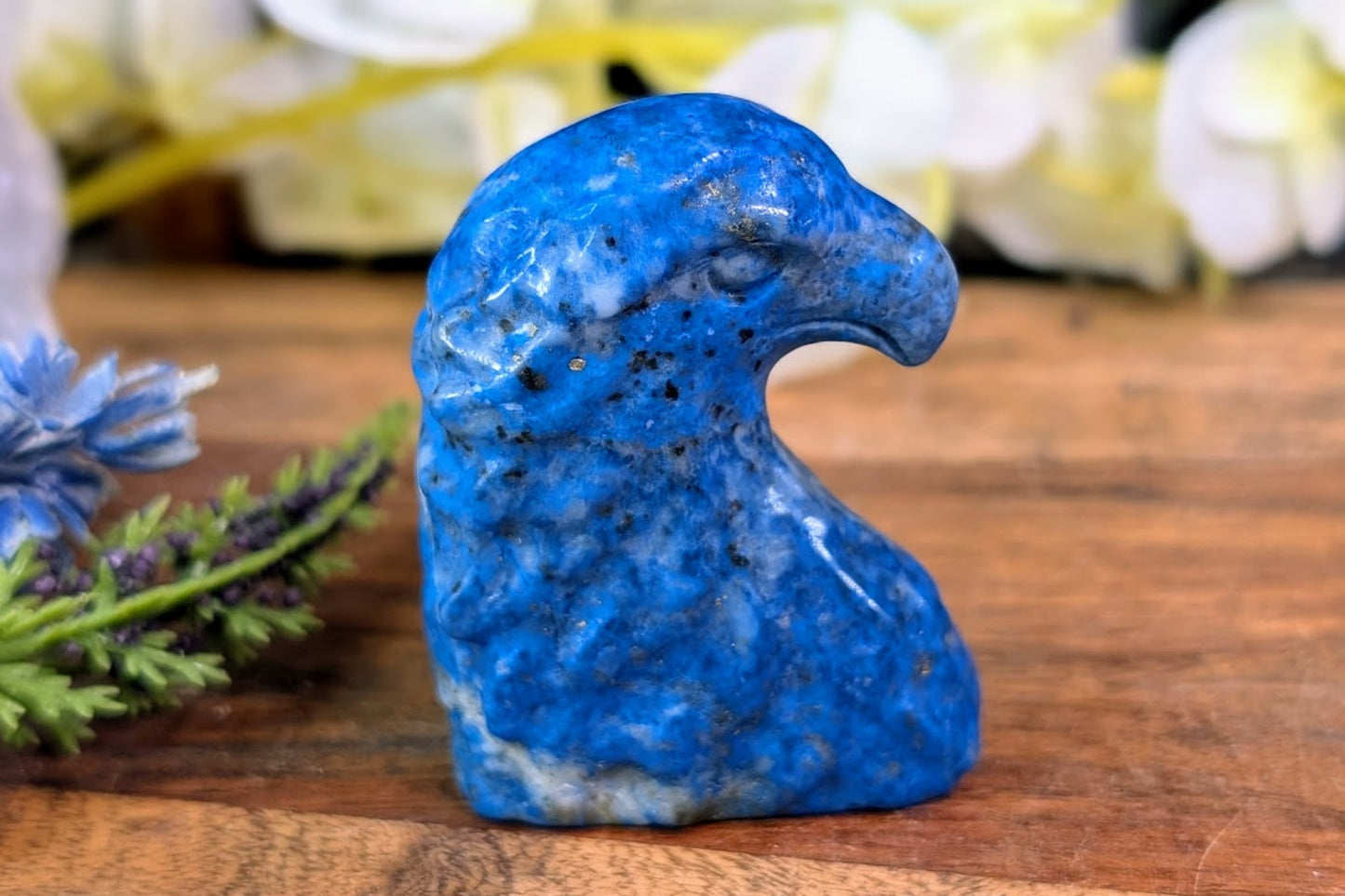 Lapis Lazuli Eagle Head
