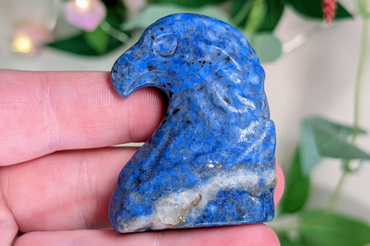 Lapis Lazuli Eagle Head