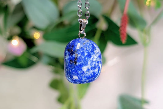Lapis Lazuli Tumbled Necklace