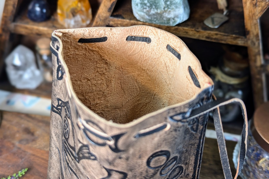 Leather Bag - Cauldron