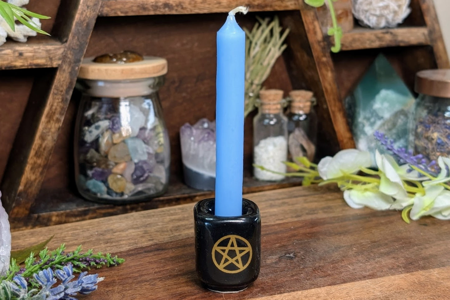 Chime Candles 2-Set - Light Blue