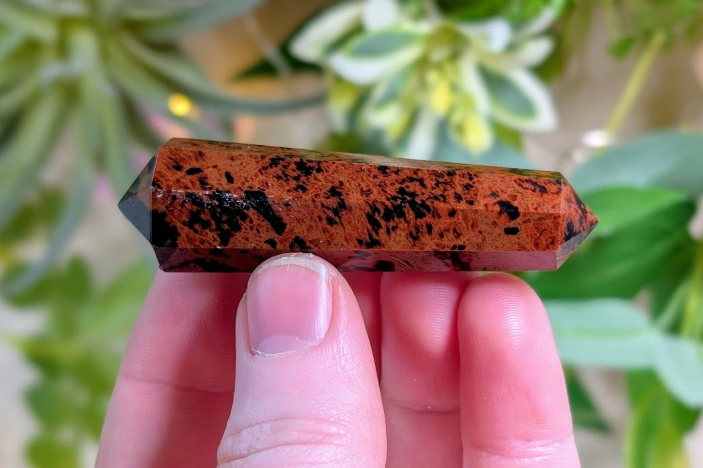 Mahogany Obsidian Mini Wand