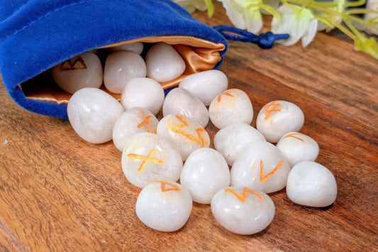 Milky Quartz Runes