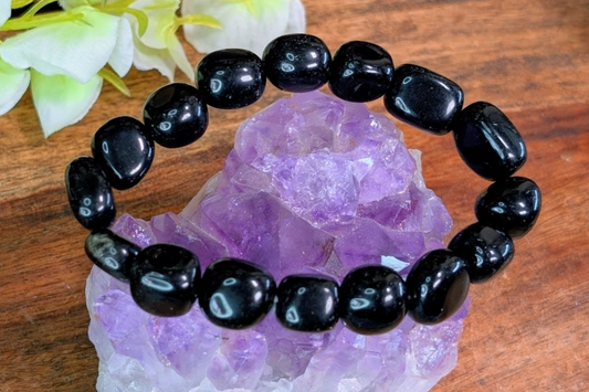 Obsidian Tumbled Bracelet