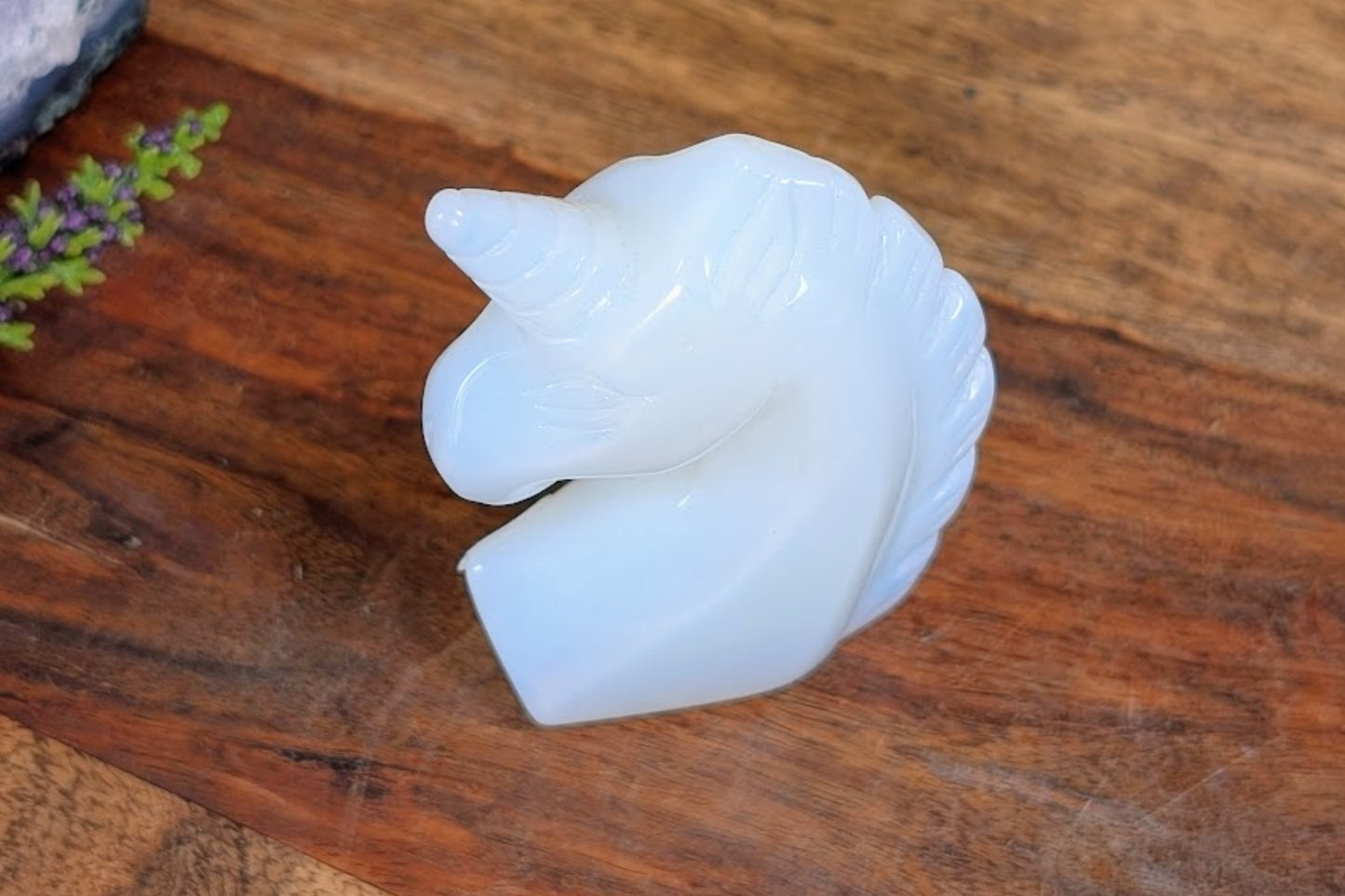 Opalite Unicorn Head