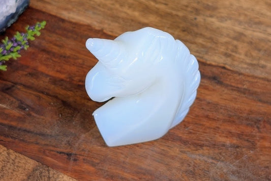 Opalite Unicorn Head