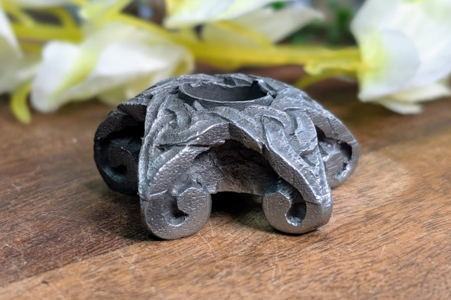 Pewter Star Chime Candle Holder