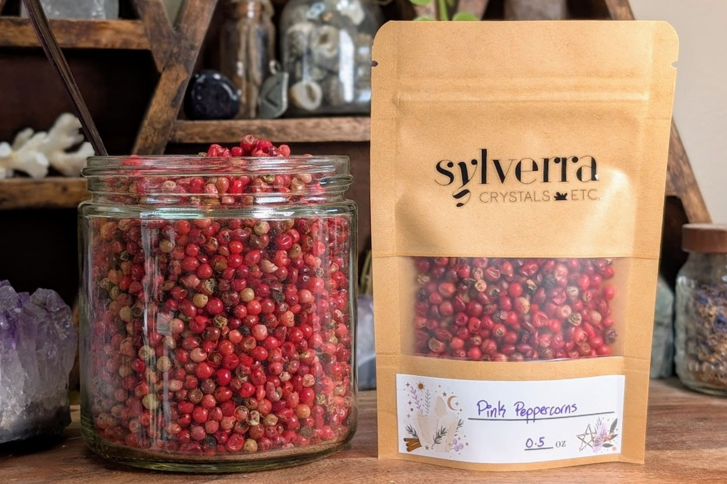 Pink Peppercorns - 0.5 oz Bag