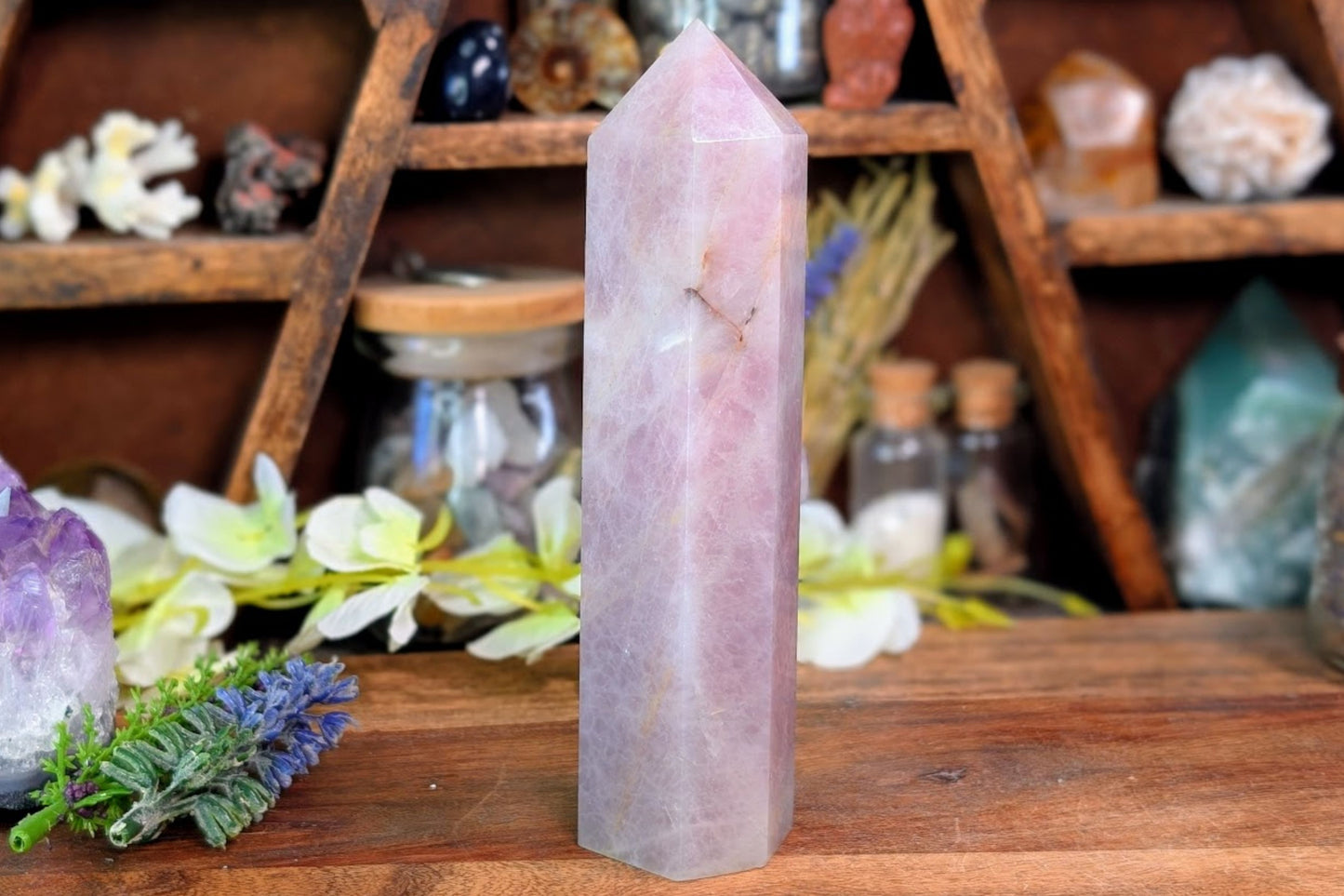 Pink Amethyst Point