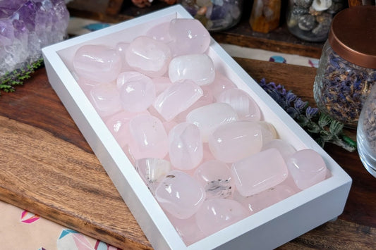 Pink Calcite Tumbled - Set of 2