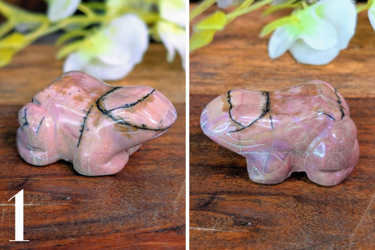 Rhodonite Frog