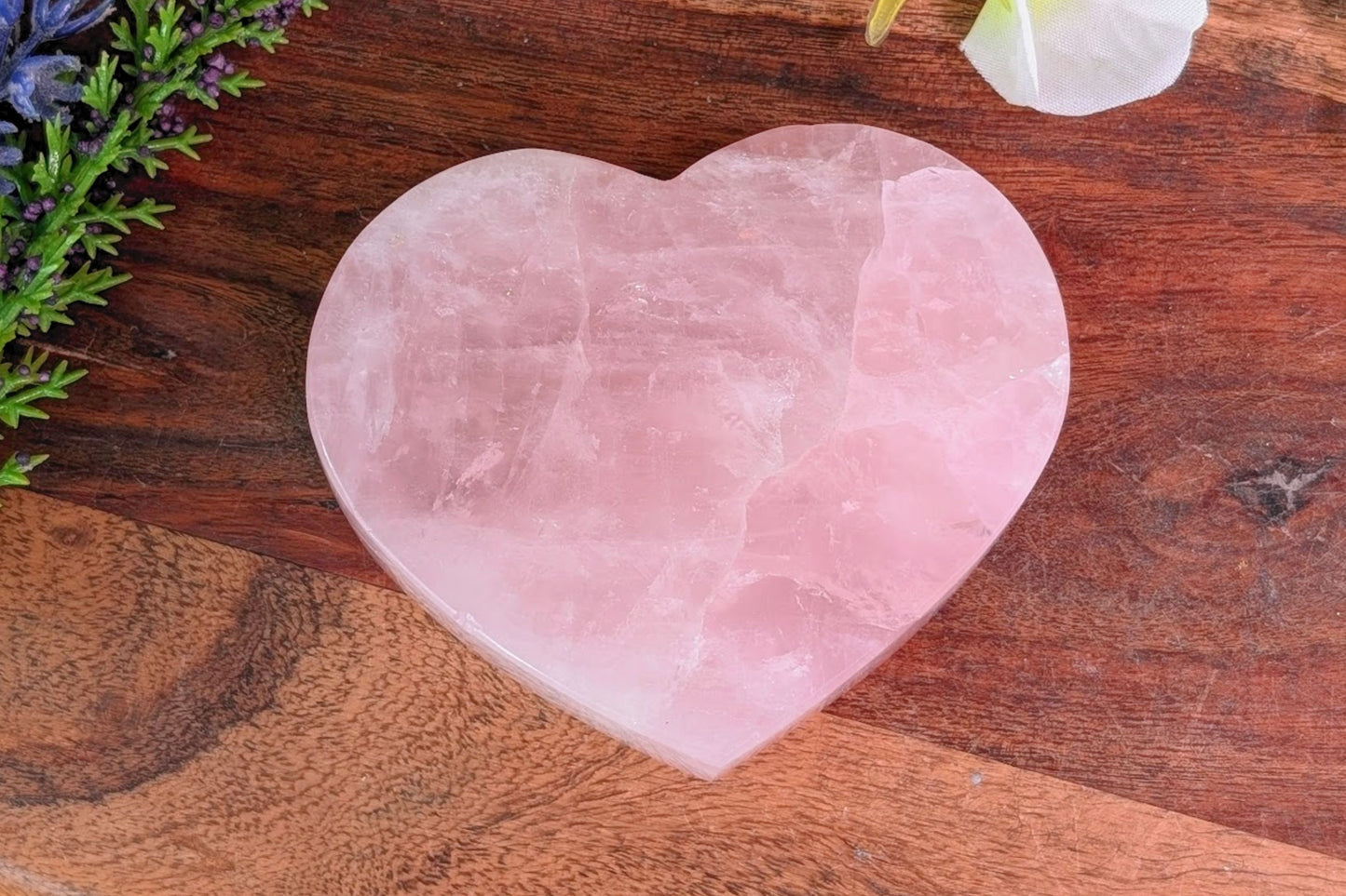 Rose Quartz Heart Tile