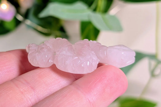Rose Quartz Snake