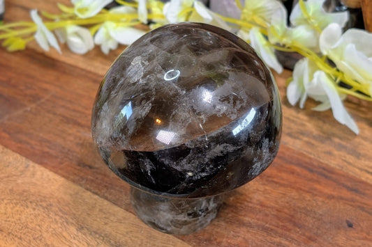 Smoky Quartz Mushroom
