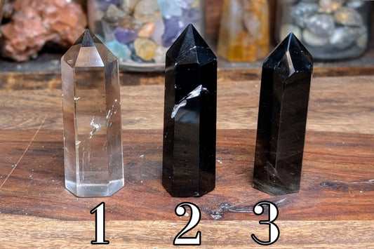 Smoky Quartz Point 2"