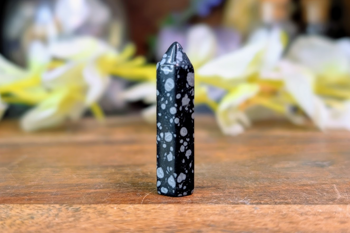 Snowflake Obsidian Pencil Point