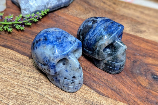 Sodalite Skull