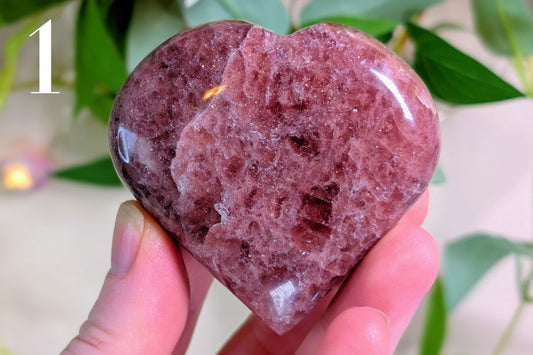 Strawberry Quartz Heart