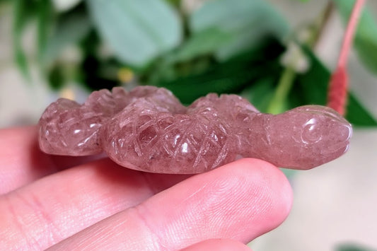 Strawberry Quartz Snake