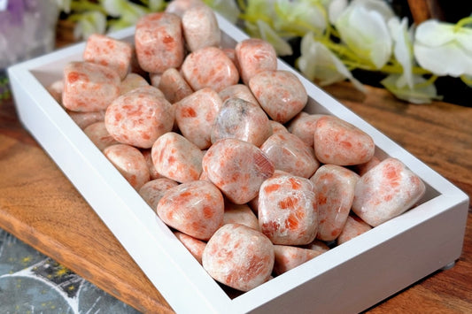 Sunstone Tumbled - Set of 3