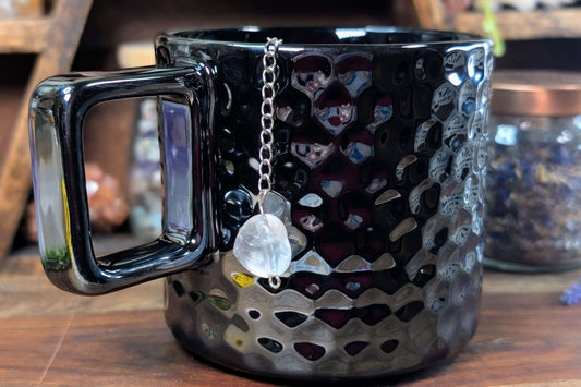 Tea Ball with Heart Bead