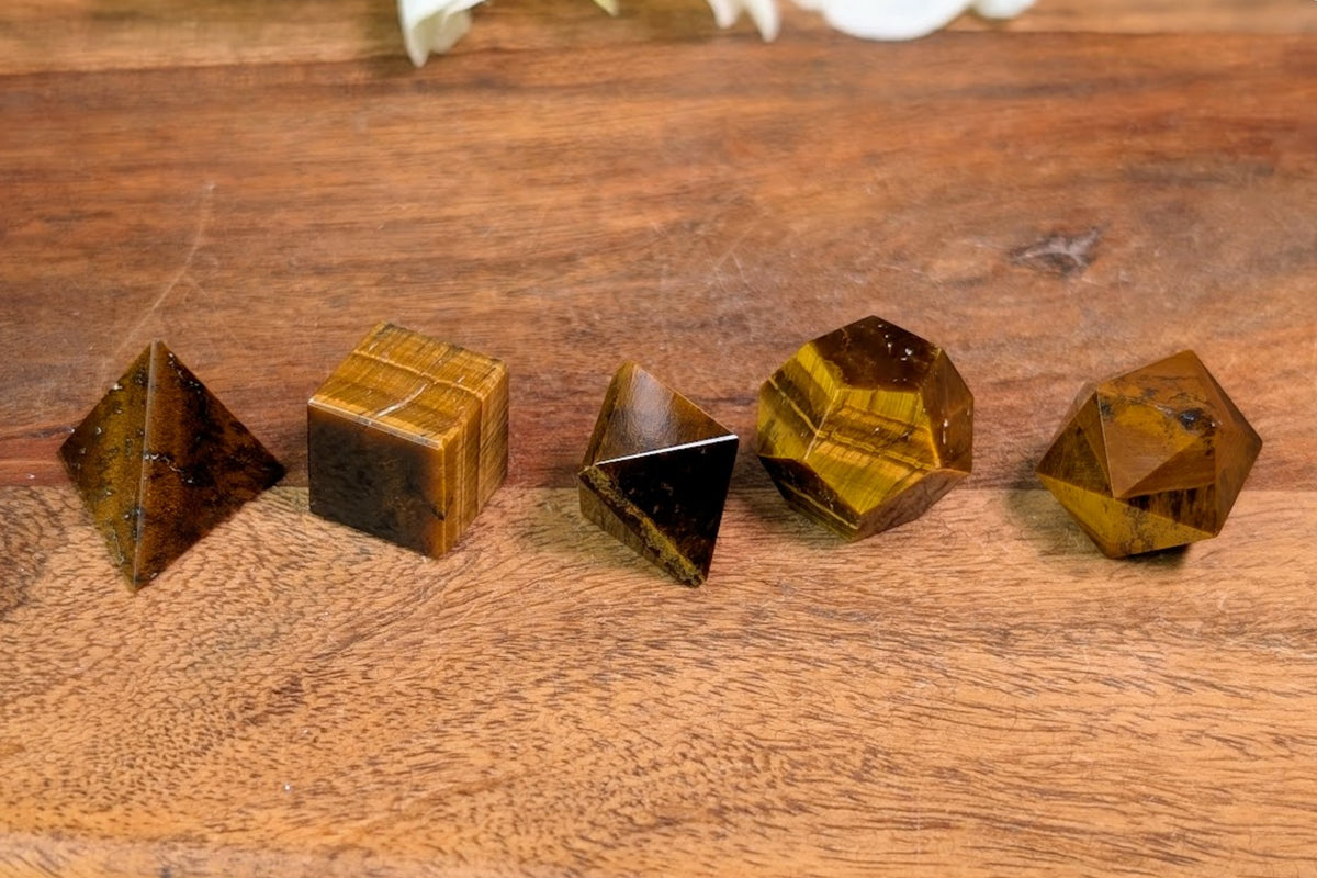 Tiger Eye Geometry 5-Piece Set