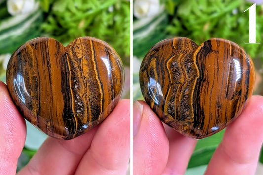 Tiger Eye Heart