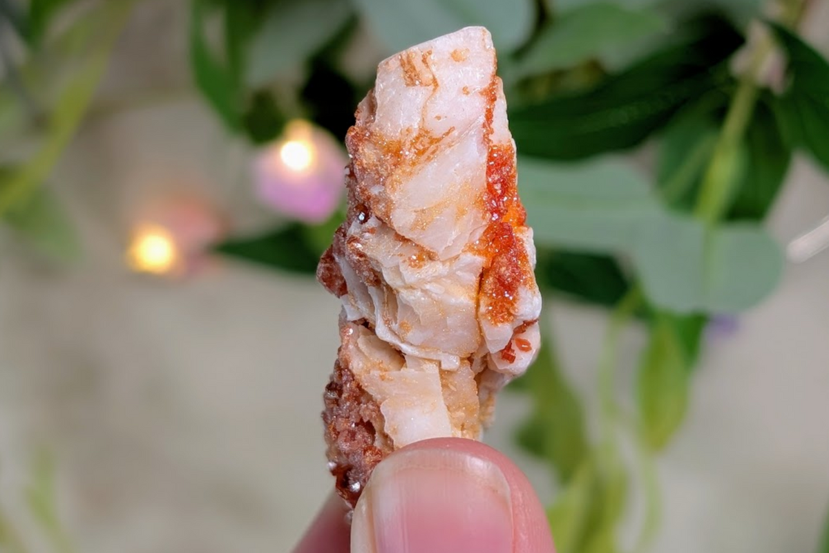 Vanadinite on Barite Specimen
