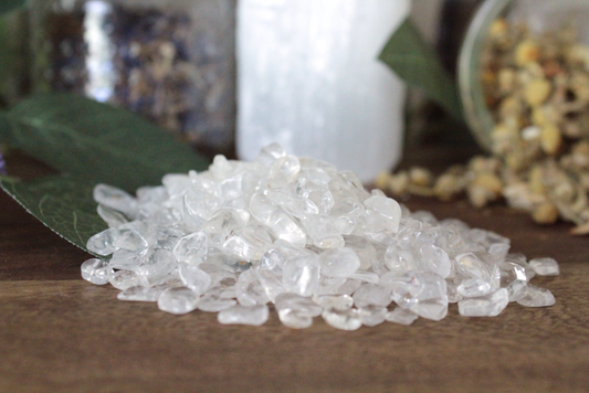 Clear Quartz Chips - 2 oz Bag